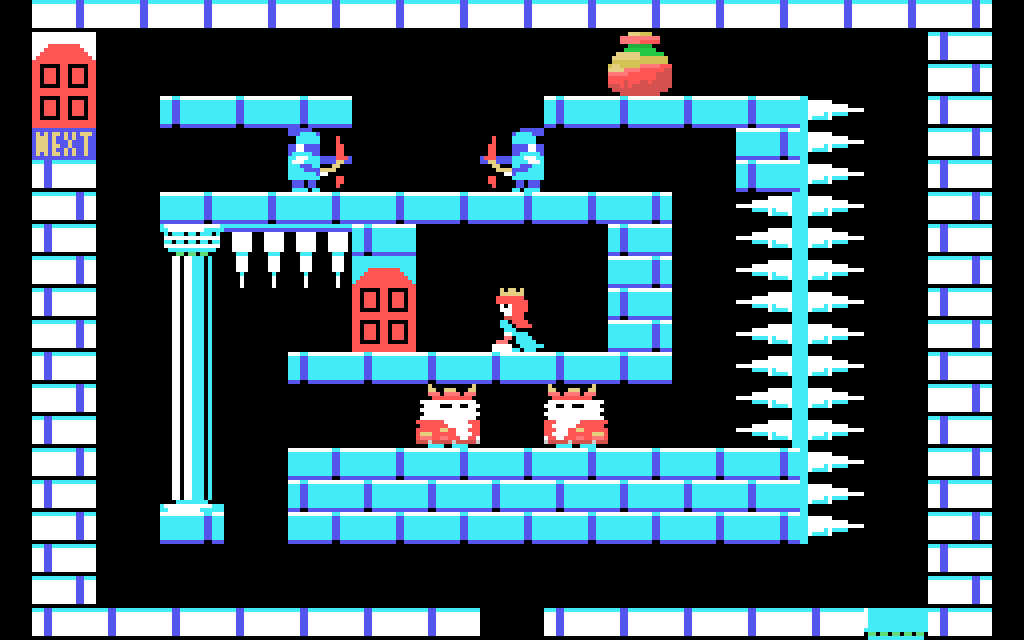 Room 09, the princess in The Castle · MSX, 1985